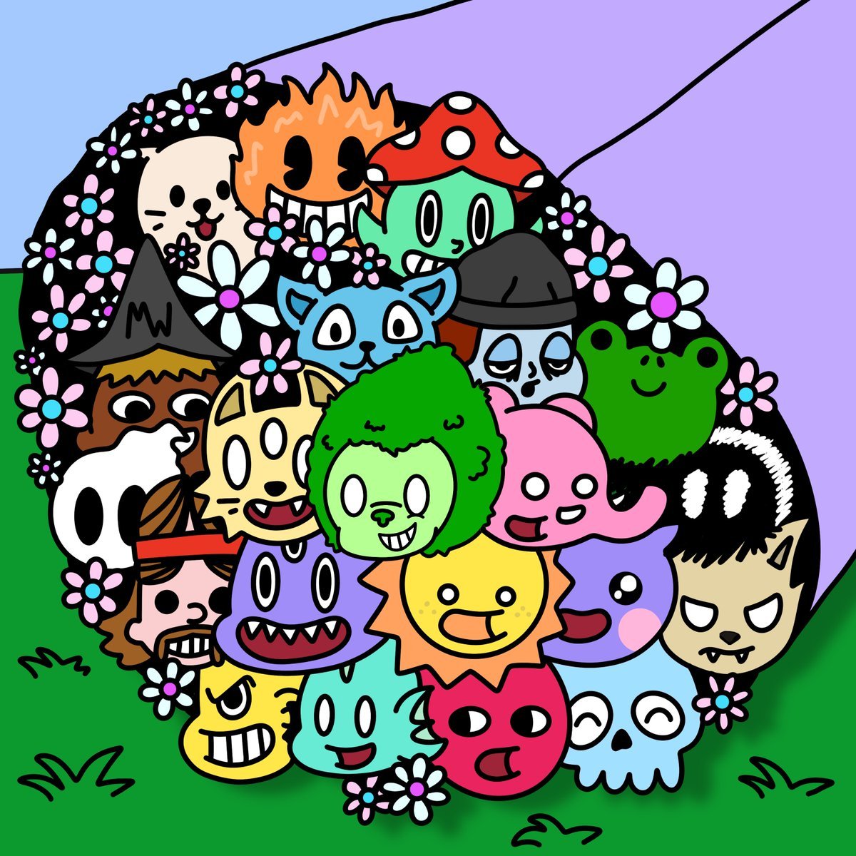 Shrubbies_NFT's tweet photo. One big family💚 https://t.co/CbunOM6au5