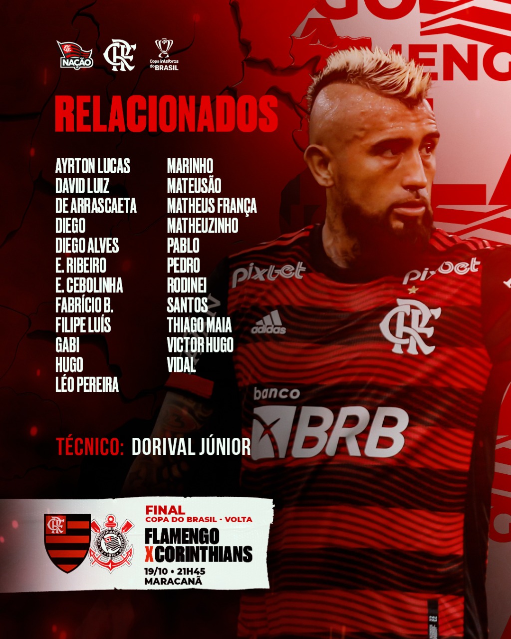 Vamos flamengo ✔️ #flamengo #flarinthians #torcidadoflamengo #copadobr