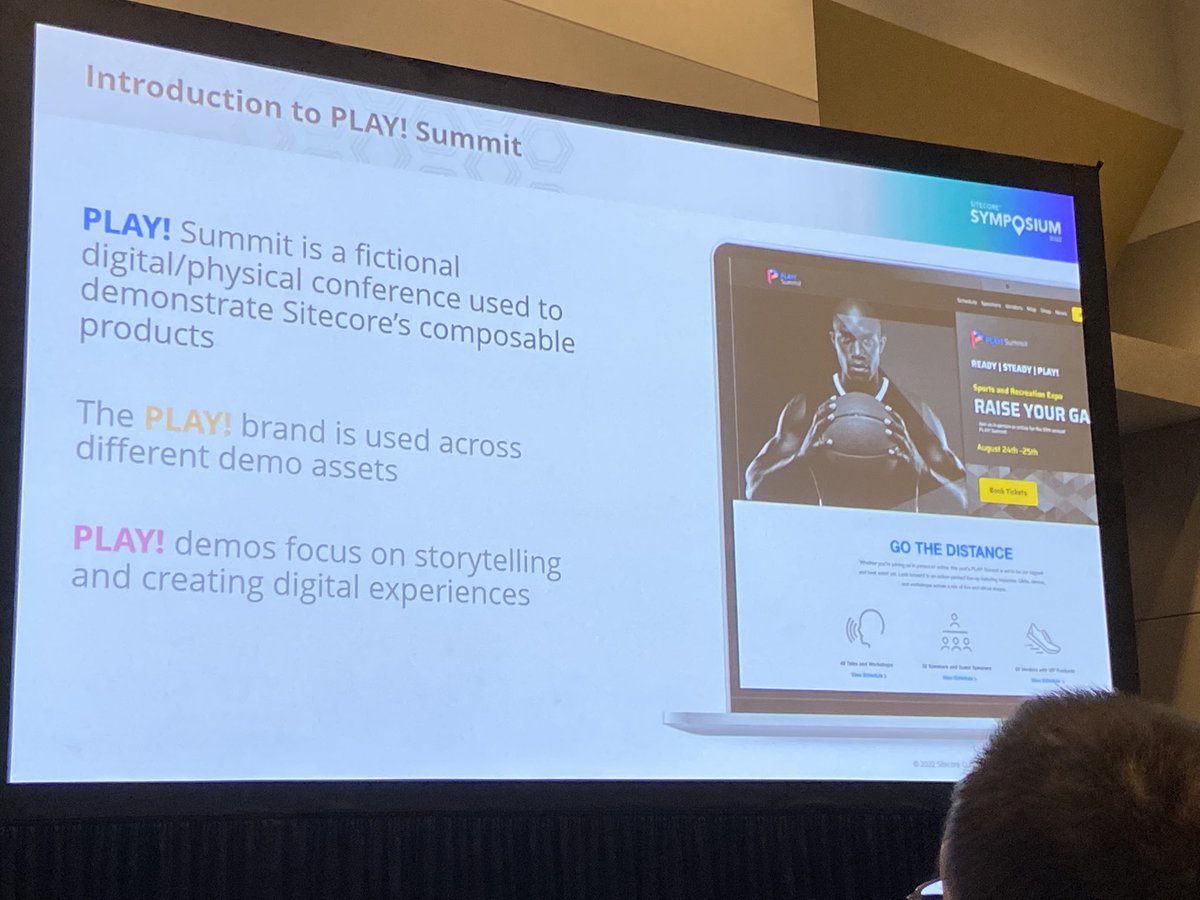 NeilKillen's tweet image. Sitecore Demo Team Play! Summit @jflh &amp;amp; @scottmulligan #PlaySummit #SitecoreSYM #buildwithsitecore
