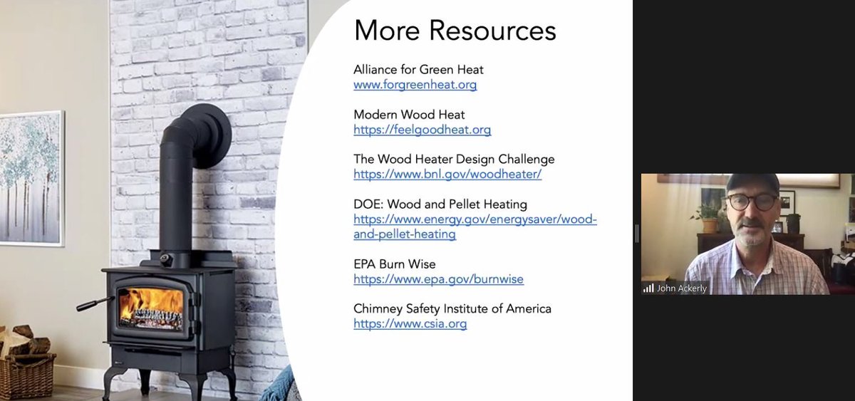 "Wood is nature's battery and more efficient than other forms of heating." <a href="/john_ackerly/">John Ackerly</a> during the <a href="/northern_forest/">Northern Forest Center</a> #ForestEconomy webinar series on benefits of heating with #renewable #sustainable #FeelGoodHeat
