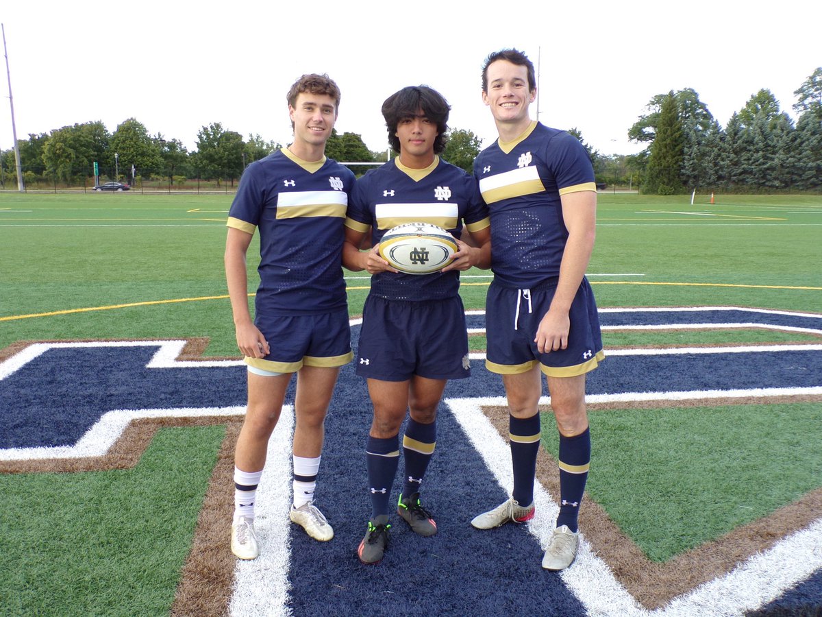 GreenWaveRugby's tweet photo. Lots of Green Wave rugby alumni playing this fall. BC and ND will meet in November for the Holy War. Keep up the great play and the photos coming in, boys! https://t.co/r8DGiejAhp