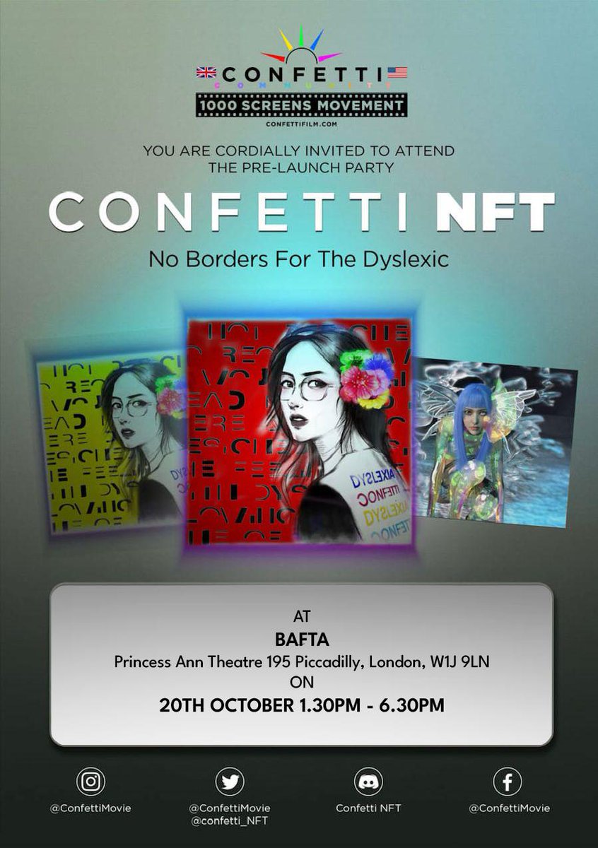 We are super excited for the Red carpet event tomorrow for the launch of <a href="/confetti_nft/">ConfettiNFT - FREEMINT for Charity</a> <a href="/ConfettiMovie/">Confetti Movie 🎥</a> Founder 9yr old Mason and Father will have a ball I'm sure ... spreading the word of the Wizzkid community and or phenomenal vision ✨️🎃🧸🎉❣️ - #nftkids #nftculture