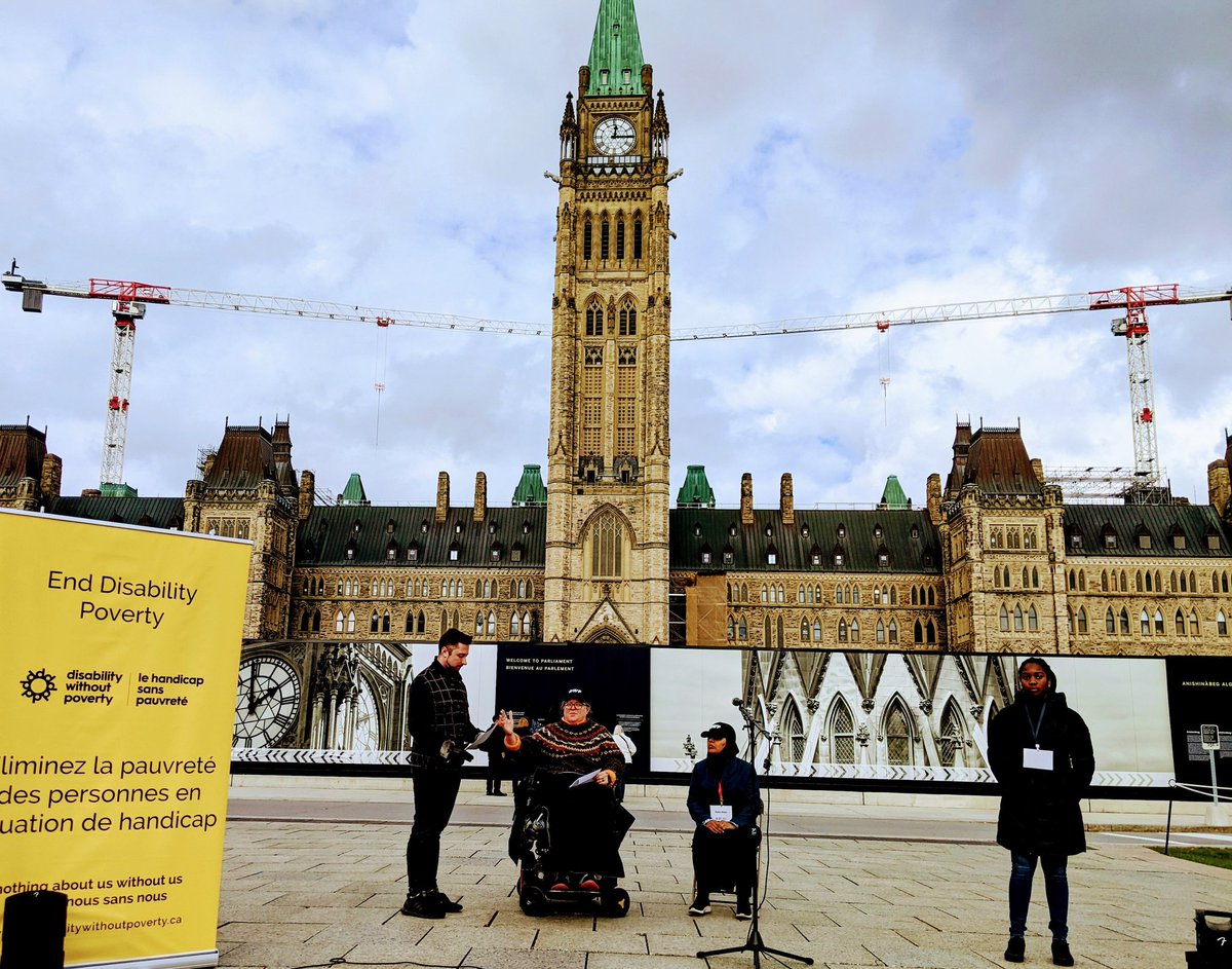 It's go time! Today is the rally on Parliament Hill with our inspiring partners @Disability_WP, advocating for the critically important #CanadaDisabilityBenefit. #CDBby23