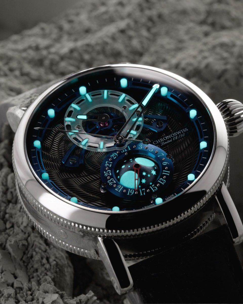 WatchTime's tweet photo. Channeling the interstellar and pop icons, the Chronoswiss Space Timer Moonwalk is the watchmaker most complex creation yet, and one not to be missed in-the-metal at WatchTime New York 2022
https://t.co/Rx5x5YOBlz
#chronoswiss #spacetimer #moonwalking #watchtimenewyork https://t.co/MJ0movtob9