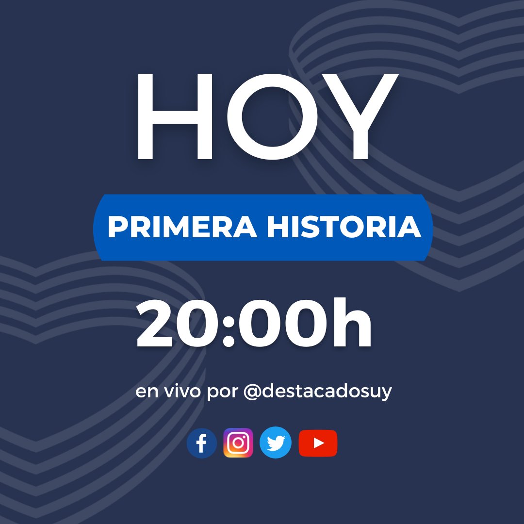 ¡Es HOY! Estrenamos la PRIMERA HISTORIA! 😃¿Cuál será? Sumate al VIVO a las 20H y conocé al primer/a Destacado/a 2022🙌

#UruguayosSolidarios #CercaDeTodos