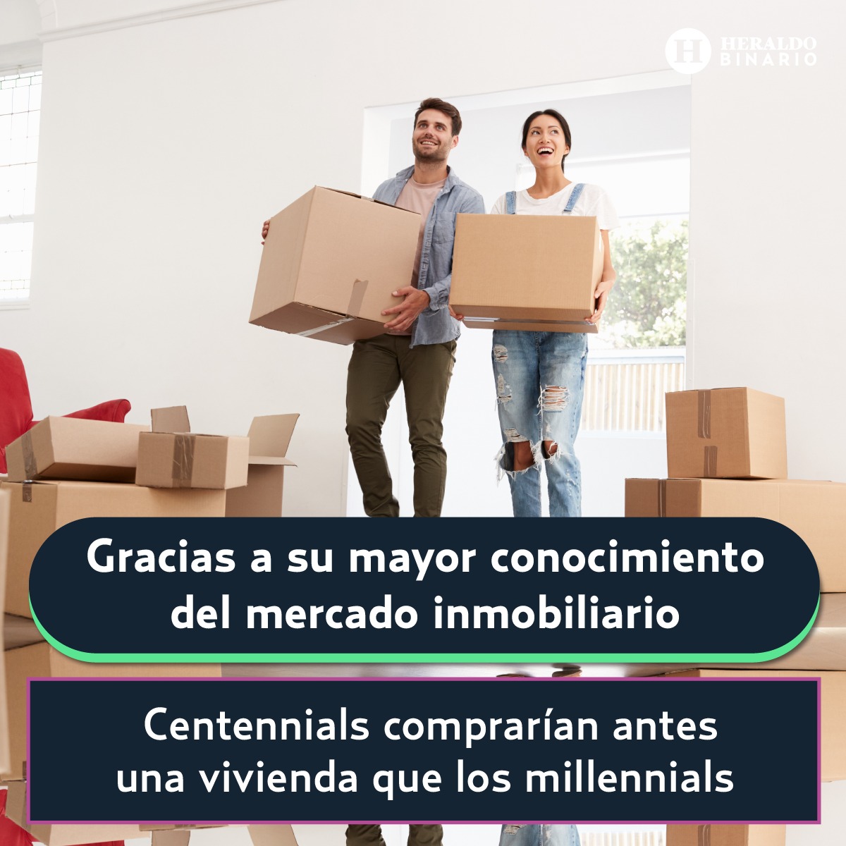 heraldobinario's tweet photo. #Entérate | Se están aplicando más los #chavitos 😎

Su conocimiento del mercado inmobiliario y su experiencia que vivieron durante la pandemia de #COVID19, incentivó a la #GenZ a informarse más de este rubro, y tomar la primera oportunidad de hacerse con una propiedad. 😮 https://t.co/uux4KGlZUY