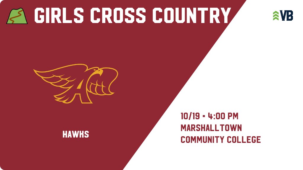 Girls Cross Country (Varsity) Meet Day! - Check out the event preview for the Ankeny Hawks. It starts at 4:00 PM and is at Marshalltown Community College Marshalltown Community College. gobound.com/ia/ighsau/girl…