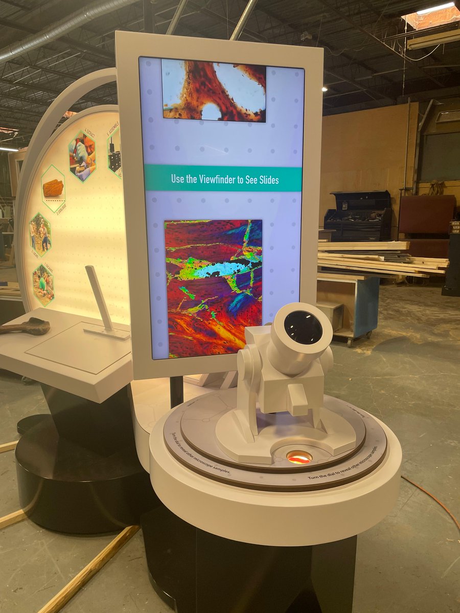 MuseumArts's tweet photo. We recently finished installing exhibits for the Institute for Creation Research (ICR). We love seeing projects progress from concept to final product!  #engaging #science #creation #research #technology #education #exhibitdesign #texas https://t.co/61oA33Qy9q