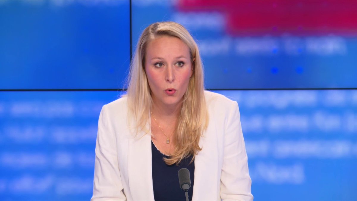 BFMTV's tweet photo. 🔴 EN DIRECT
Marion Maréchal estime que le RN a cédé au "terrorisme intellectuel" en annulant sa participation au rassemblement pour Lola
https://t.co/18o46fxDDs https://t.co/LpzRPRhV4b