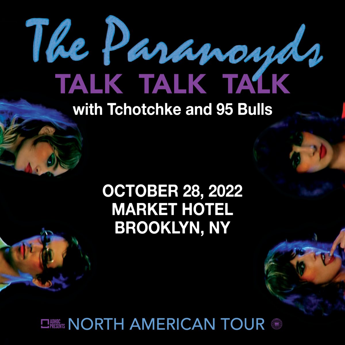 giveaway alert! our pals at @ohmyrockness are giving away 2 tickets to @theparanoyds911, @tchotchke_music & @95bullsnyc on 10/28 @markethotelnyc! 🔥🙌🙌 enter here: bit.ly/paranoyds-omr