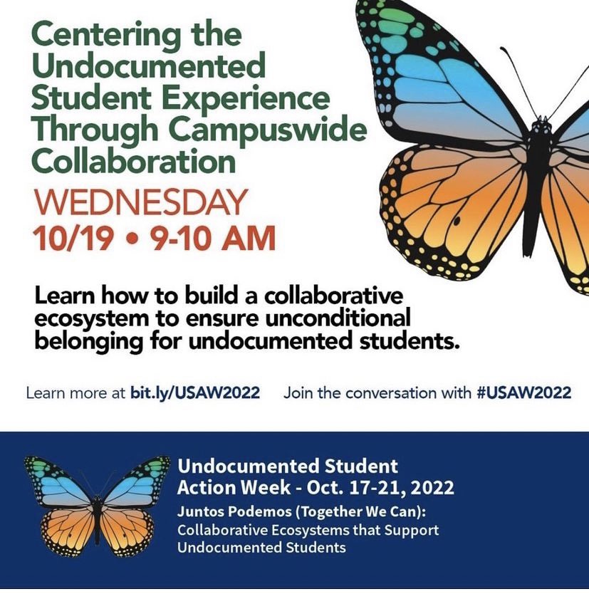 THECOALITIONCC's tweet photo. Make sure to keep tuning into Undocumented Student Action Week🦋🦋🦋 #unityisoursuperpower https://t.co/TdpYi4p9bJ