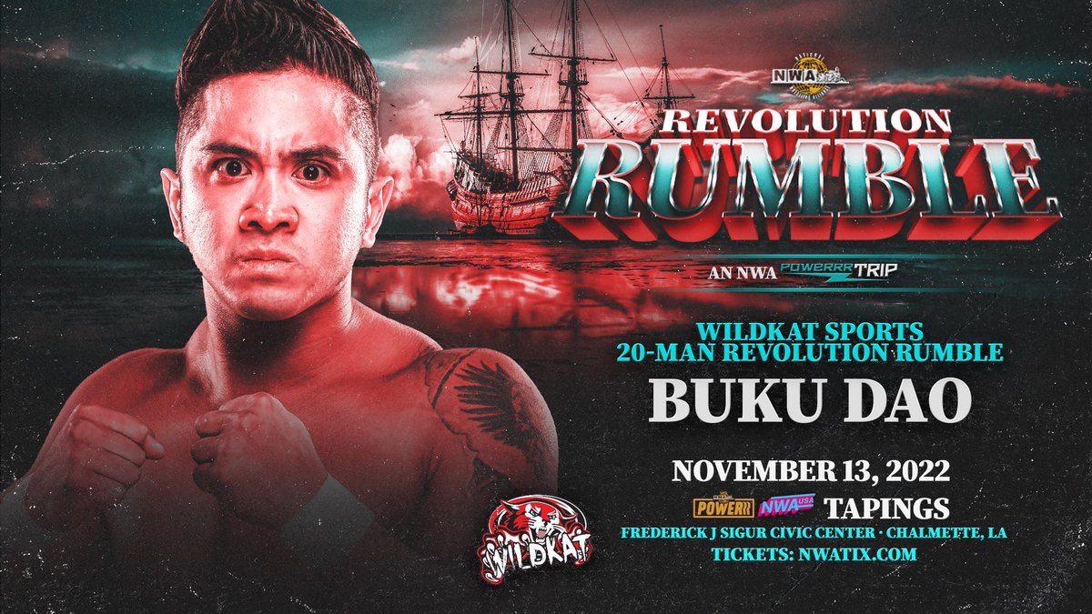 🚨 HERE WE GO!!! Announcing the first entrants of the @wildkatsports 20-Man Revolution Rumble!! We’re just a few weeks out from #NOLA and the excitement is through the roof!! Grab your tickets for an EPIC weekend of wrestling Nov. 12 & 13!! 🎟 NWATIX.com