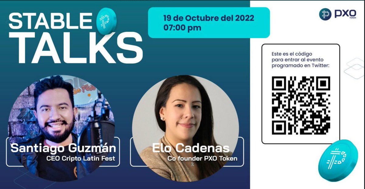 elocadenas's tweet photo. ¿Cómo hacer eventos #cripto y no morir en el intento? Mi querido @Elcriptoparcero de @Criptolatinfest nos hablará de eso en el siguiente #Stabletalk!
⏰ 7 PM🇲🇽🇨🇴
🔗https://t.co/JzgDuvIq4B https://t.co/A82dGqbaX9