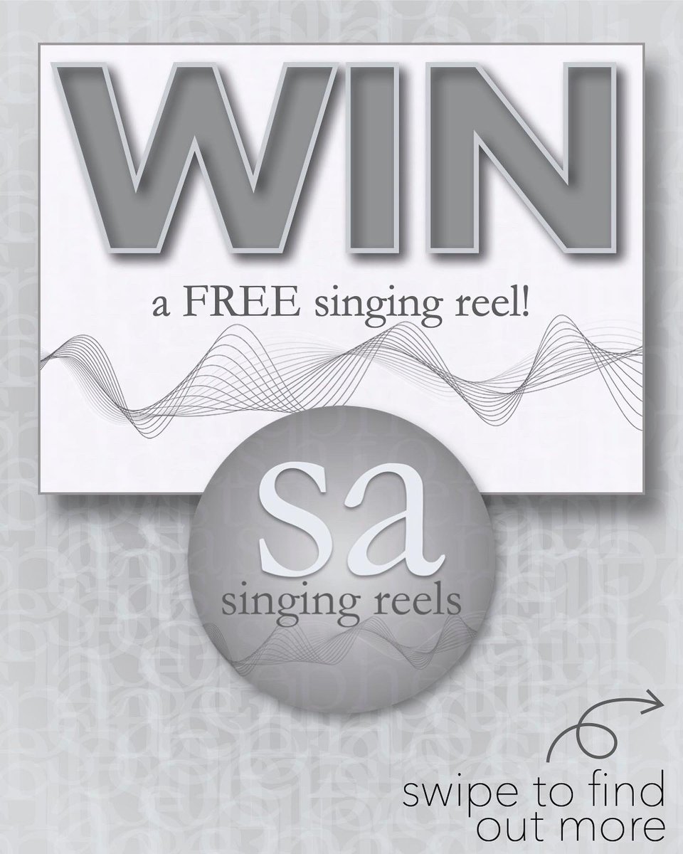 IT’S COMPETITION TIME! Head over to my instagram <a href="/sasingingreels/">sasingingreels</a> for the chance to win a FREE singing reel!!! You’ve got until Nov 5th! Get reposting 🤍