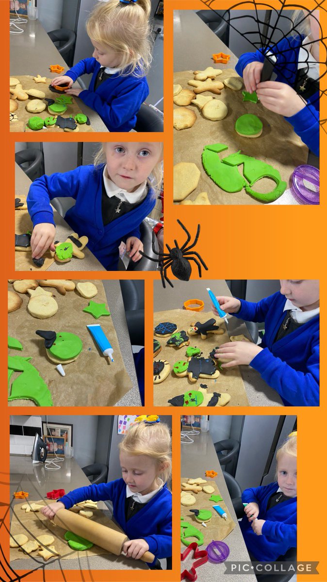 Louisefoster86's tweet photo. Darla has made her spooky biscuits for the GFMBO @appleofmyeyepl  @Flomellynews https://t.co/9MgLEscThh