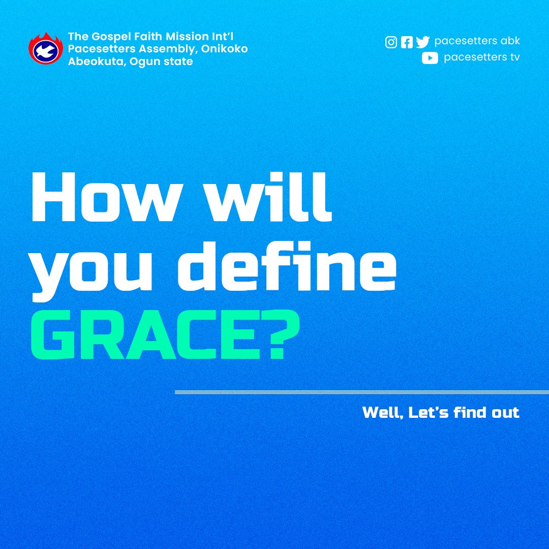 pacesetters_abk's tweet photo. The word Grace has been misunderstood by a lot. Grace is not a freedom to sin, The grace of God is not a free will to live in sin.
#whatisgrace #grace #pacesettersabk #pacesetters #gofamint #nigeria #churchcommunity #christiancommunity #christiancontent #lagos #abeokuta https://t.co/rU9vGHs6Bx