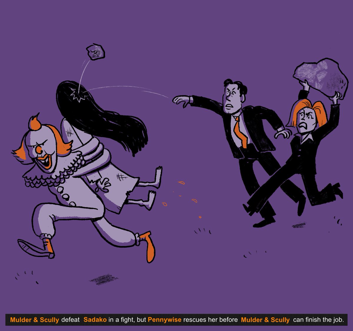 「Pennywise becoming the Buffy of the kill」|Tom Granのイラスト