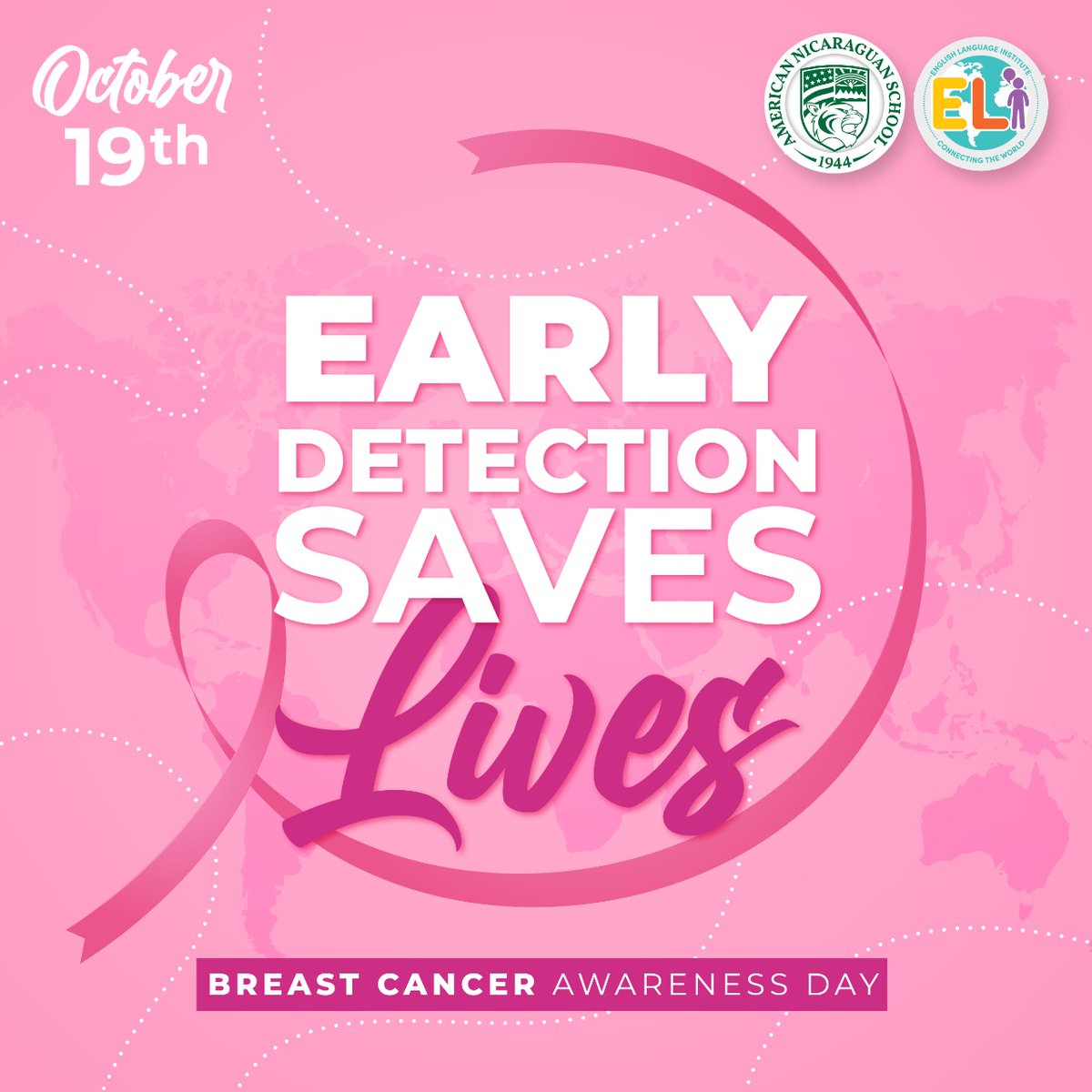 eli_ans's tweet photo. 🌸International Breast Cancer Awareness Day! 🌸

We join the international community to raise awareness about the importance of prevention and early detection of breast cancer.

 Care and self-examination are the key.

#octubrerosa #meunoalalucha #breastcancer https://t.co/AarJoUwIl6