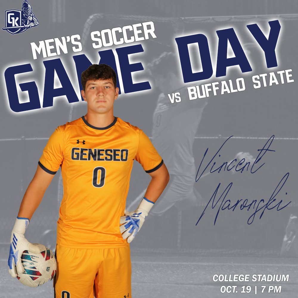 MSOC: <a href="/GeneseoMsoc/">GeneseoMSOC</a> vs. <a href="/bscathletics/">Buffalo State Athletics</a> | College Stadium 7 PM
LIVE STATS: geneseoknights.com/sidearmstats/m…
LIVE VIDEO: geneseoknights.com/sports/2022/8/…
#OneKnight #d3soc