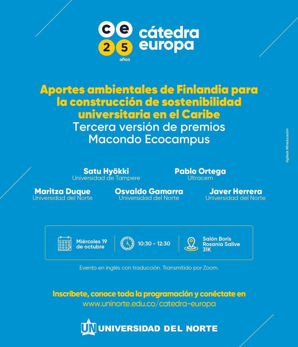 Happy to share insights from #sustainability goals and vision and #campusdevelopment of @TampereUni <a href="/TampereenK/">Tampereen korkeakouluyhteisön kampuskehitys</a> in Finland, at the 25th <a href="/CatedraEuropa/">Cátedra Europa</a> event
