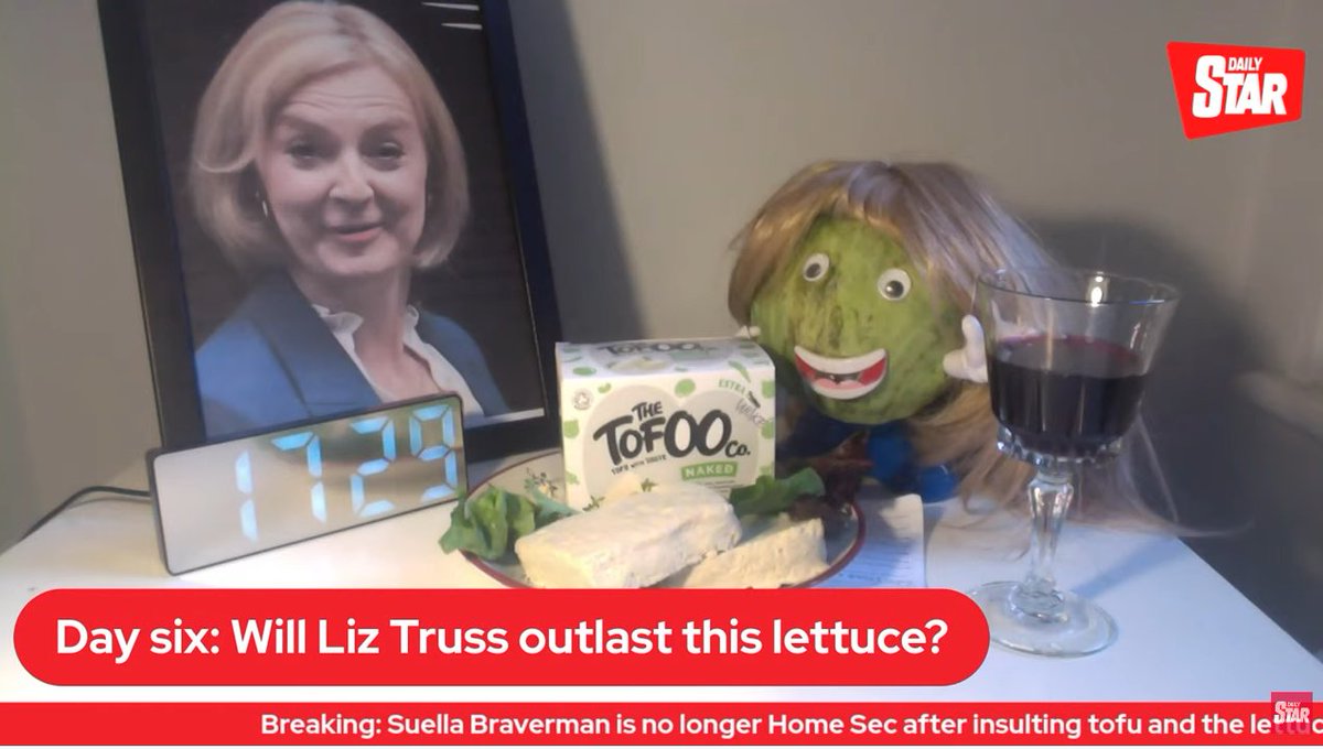 The Daily Star's lettuce cam now has an added plate of tofu