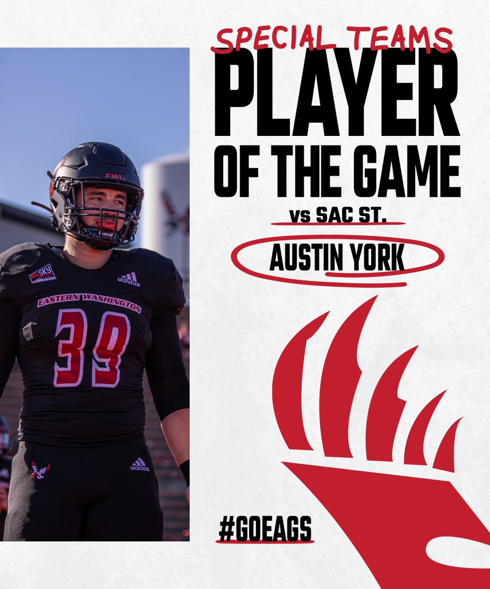 EWUFootball's tweet photo. Your Week 7 Eagle Team and Players of the Week! 💪🏼🦅

#GoEags https://t.co/NipBLf53Os