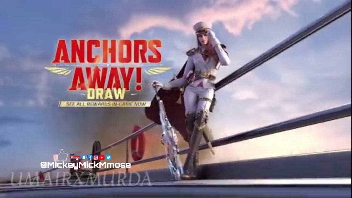 MickeyMickMmose's tweet photo. 🔥ANCHORS AWAY DRAW & DAME - CAPTAINS QUIP AND LEGENDARY SVD-ADMIRAL STAR has been changed to Friday, October 26, Server Global Lagarina is currently not available on Chinese servers.😕😩
#codmobilepart #CoDMobile https://t.co/5zNyliAl5y