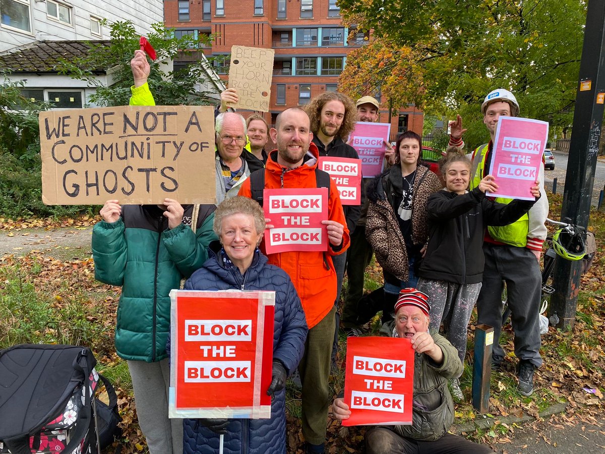 Great showing at the picket this afternoon. We're ready for tomorrow! Block the Block!