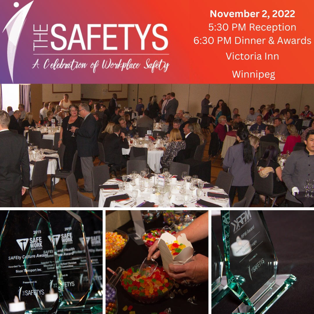 ⚠️Two weeks ⚠️Celebrate workplace safety and health in Manitoba with your colleagues and industry at this signature event✨ Thank you to @SAFEWorkMb, a proud sponsor of this one-of-a-kind signature event! 

👉 thesafetys.ca
#TheSafetys #CelebrateSafety #Manitoba