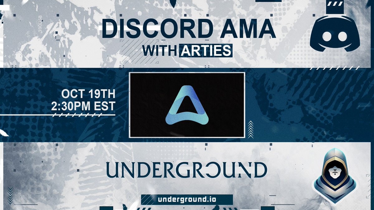 underground's tweet image. Using an AI system, @ArtiesLtd seeks to interlink fine-art pieces with tokens to form asset-backed NFTs that are legally approved.

Today we learn how Arties will help on board traditional art collectors and investors into web3.

Members - join us at 2:30pm EST