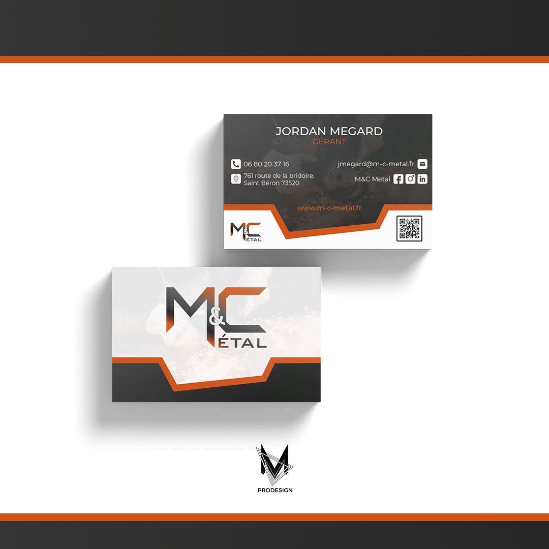 MD_Prodesign's tweet photo. 💼 Pour la suite du projet, j’ai réalisé les cartes de visite et les signatures de mail de Jordan et Émilien !

🤝 Des supports de communication qui vont leur permettre de partager leurs informations de contact avec leurs clients ! https://t.co/auP9Gj8CBQ