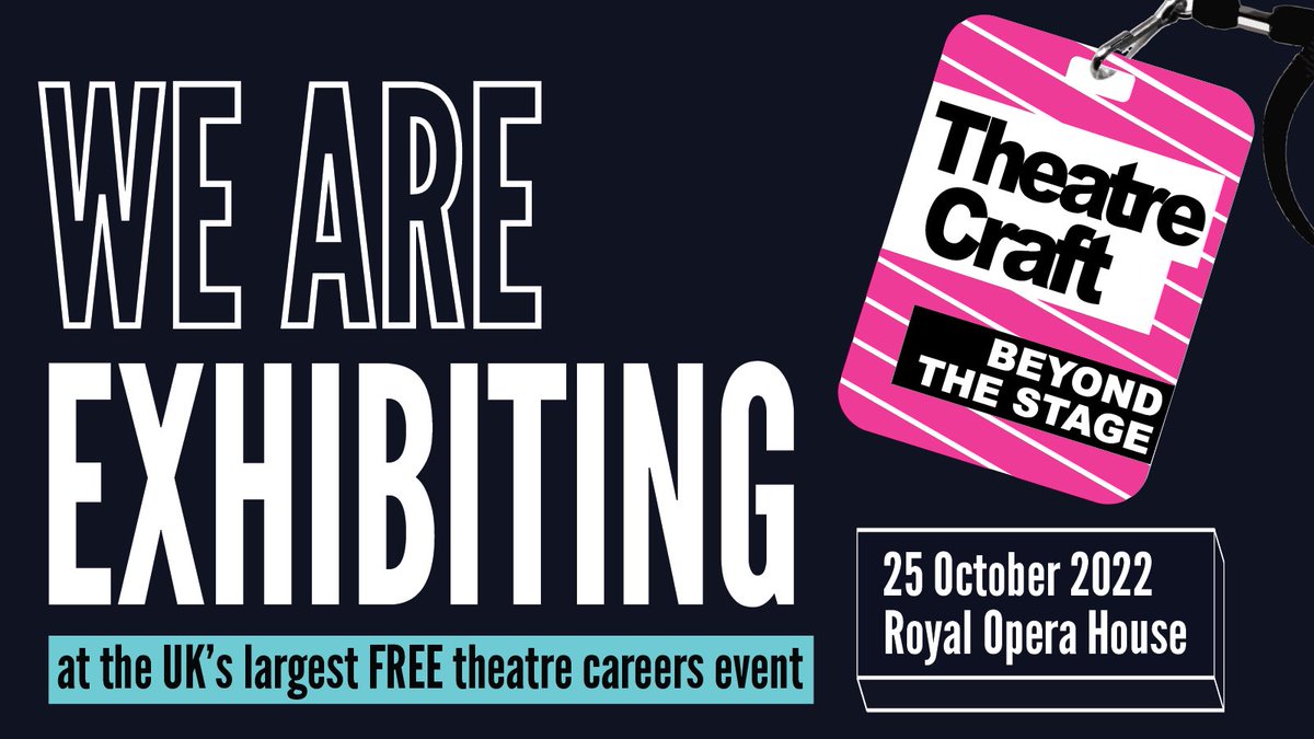 🚨ANNOUNCEMENT🚨

We are delighted to announce that we will be exhibiting at this year’s <a href="/TheatreCraft/">TheatreCraft</a>!

Find us in the marketplace and join interactive workshops and panel talks throughout the day. 

25th October 2022 <a href="/royaloperahouse/">Marge Inalia</a>