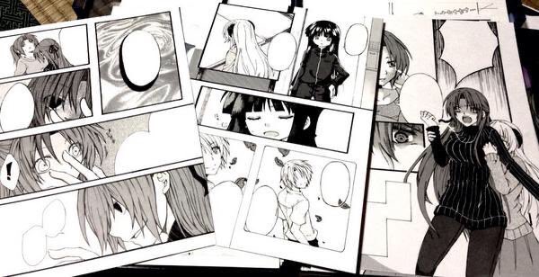 詩魅+羽入漫画の原稿を発見しました

この時代の私、漫画原稿用紙を使ってない
コマ割り線頑張ってたな 