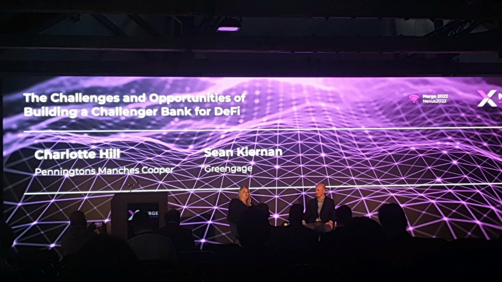 llm_redteam's tweet photo. Our CEO hosted a fireside chat with Charlotte Hill, @Penningtonslaw, yesterday at #merge2022 by @Fintechnexus to discuss the #opportunities and #challenges that arise when building a challenger #bank for #DeFi. @ChillPMC https://t.co/wHFbb8rJdR https://t.co/LhoIR3Wt91
