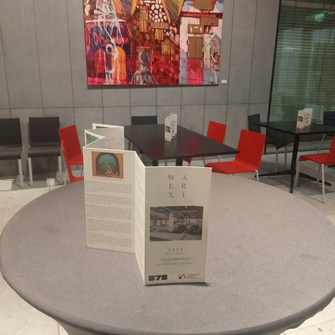wexfordcoco's tweet photo. County Hall is all set up for the opening of #WideOpenSpace Art Exhibition.
We look forward to seeing you all at 6pm.
If anyone would like a free tour of the art collection please email arts@wexfordcoco.ie or telephone 053 9196369.
#arts #Wexford https://t.co/hOujPC2x1H
