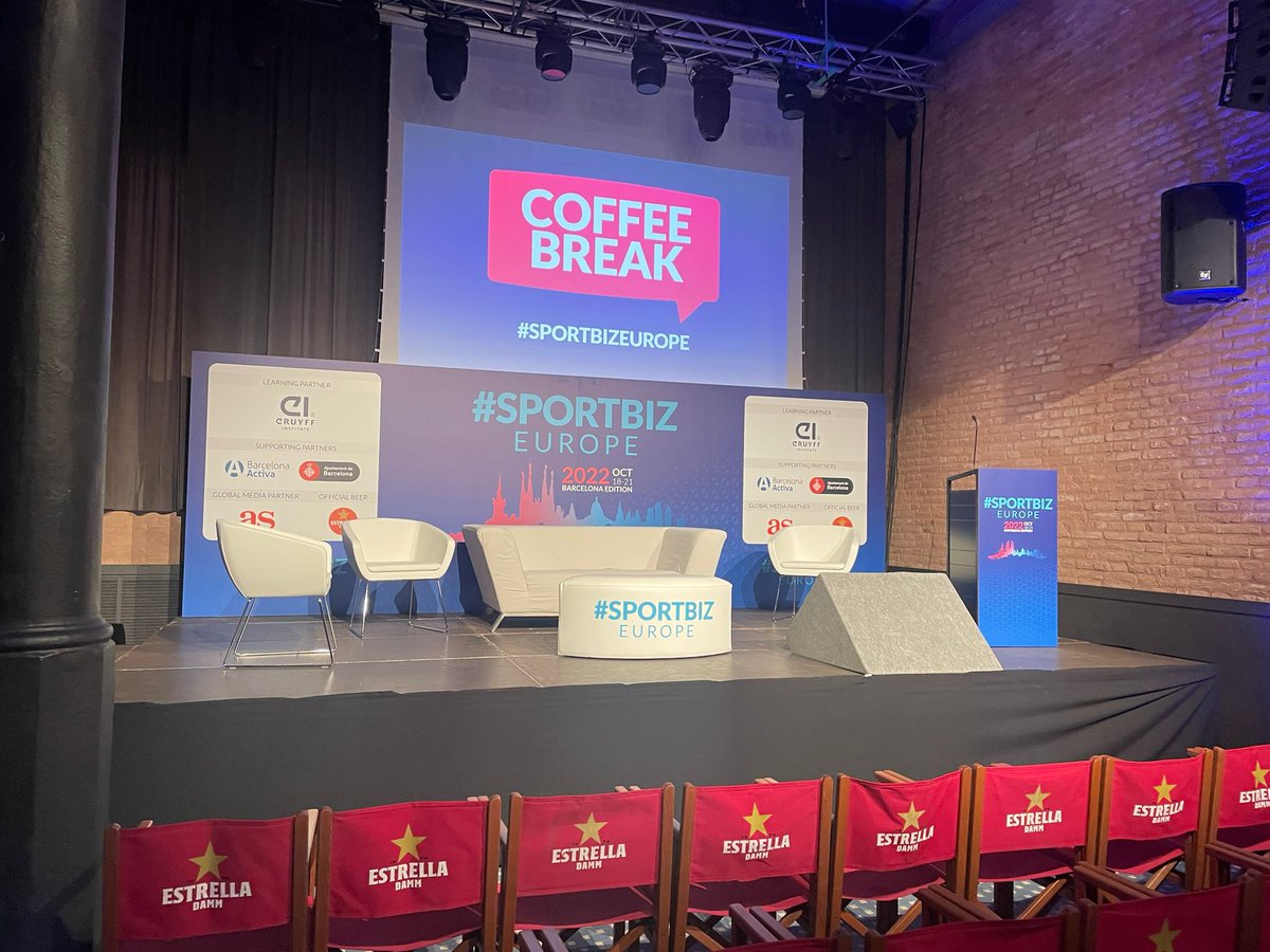 #SPORTBIZEUROPE  - BCN | Evento para conocer los desafíos y oportunidades para los clubes, asociaciones, federaciones, ligas deportivas, #startups y casos de éxito junto a <a href="/CeltaLab1923/">CeltaLab1923</a> <a href="/GaliciaSportech/">Galicia Sportech</a>  y <a href="/SomosABANCA/">ABANCA</a>  INNOVA 

<a href="/GMorningSports/">Good Morning Sports</a> 👏