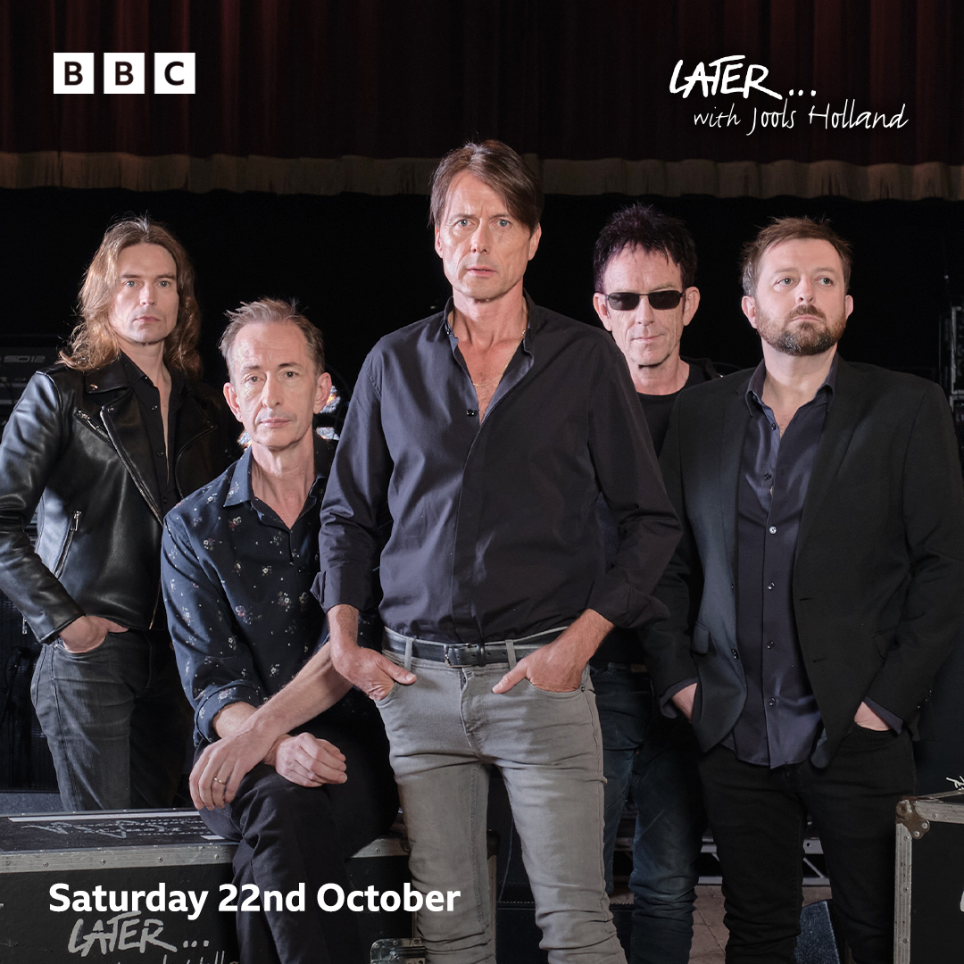 Suede will be appearing on @BBCLater this weekend - tune in on Saturday 22 October at 9:55pm on BBC2 and BBC iPlayer. -SuedeHQ