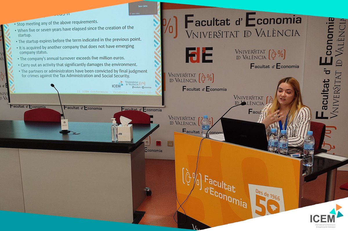 IcemConference's tweet photo. 2️⃣Female entrepreneurship♀️🚀.

📷Here are some pictures with the speakers in action, thank you for your contribution!😍

@UV_EG  @FdEconomiaUV https://t.co/BHL7N3UTFl