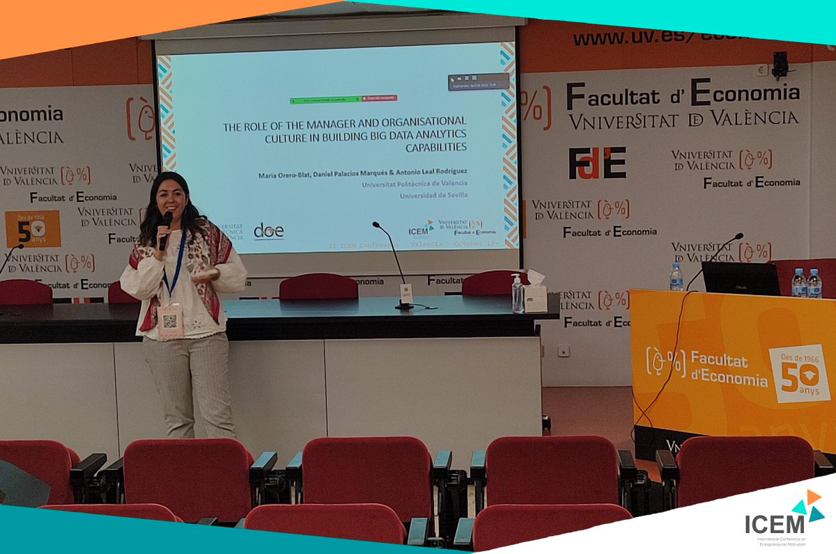 IcemConference's tweet photo. 2️⃣Female entrepreneurship♀️🚀.

📷Here are some pictures with the speakers in action, thank you for your contribution!😍

@UV_EG  @FdEconomiaUV https://t.co/BHL7N3UTFl