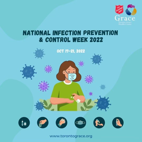 TorontoGraceHC's tweet photo. #NationalInfectionPreventionWeek is from October 17 - 21 with the theme of “Spread Prevention, Not infection!”! Join us in recognizing & thanking our IPAC team & all IPAC professionals for the critical role they play to help keep patients, staff & communities safe.
#IPACWeek https://t.co/iobzXx5PqJ