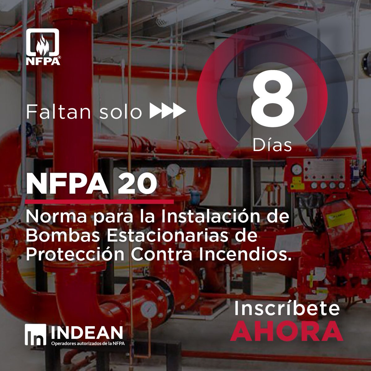 indeansas's tweet photo. 👩🏻‍🎓👨🏻‍🎓Recuerda que aún estas a tiempo ⏱️ de certificarte por la @NFPA, en la norma NFPA 20.

Escríbenos Ahora y entérate de los grandes beneficios que solo @INDEAN puede ofrecerte.

📱 https://t.co/sUeS7qL7A8
📱 https://t.co/jjWs3OUzDz https://t.co/pvPYkArmeX