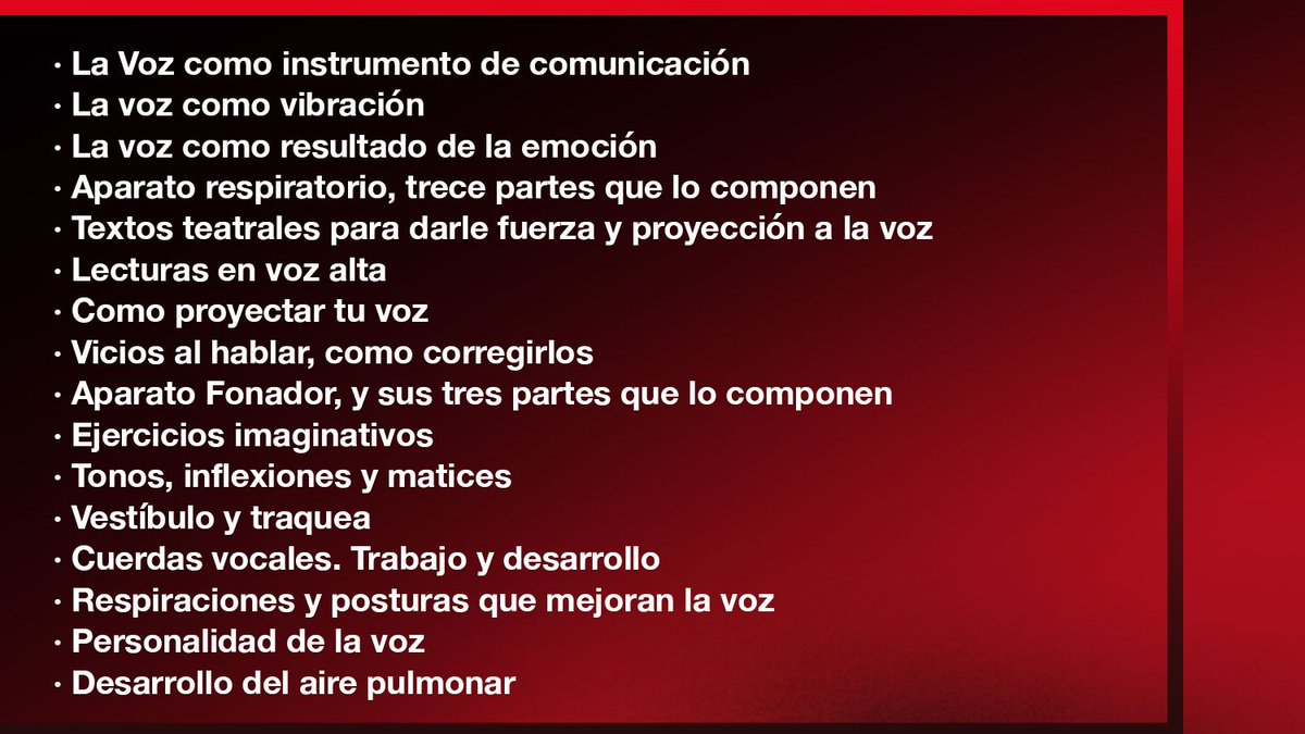 ElFocoCC's tweet photo. Taller de #voz para corregir problemas al hablar. #cupolimitado #Talleres #CDMX #clasesdevoz #clases @HablarDeTeatro @HaciendaCultura @GuiaPemex Informes 5534494742 martes de 4 a 6pm. https://t.co/plt9SqF6mX