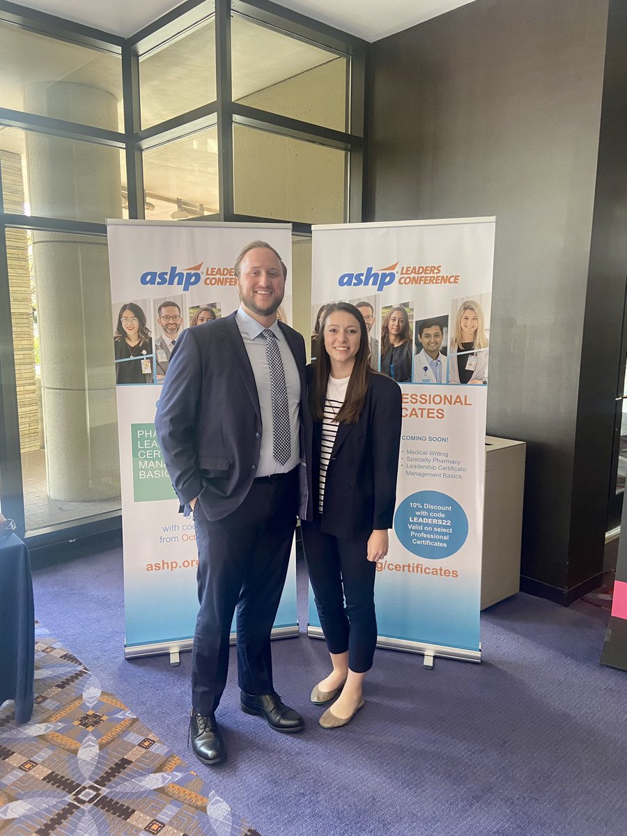 My first ASHP Leaders Conference with my fellow HSPAL resident! 
<a href="/PHUofSCPharmRes/">Prisma Health Richland UofSC Pharmacy Residency</a> <a href="/ASHPOfficial/">ASHP</a>