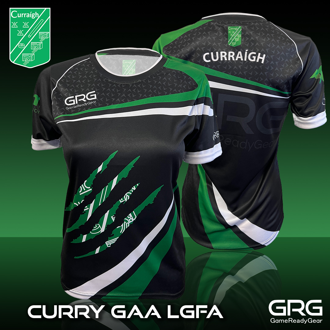 GrgSportswear's tweet photo. A recent edition of our customised Training Jersey (LRN016) sent out to @currygaaclub LGFA. Contact us today at info@grg-sports.com to get your team Game Ready.
#GRG #BespokeJersey #TrainingJerseys #JerseysDesign #CustomKit #Teamwear https://t.co/ZqEKFTuR5u