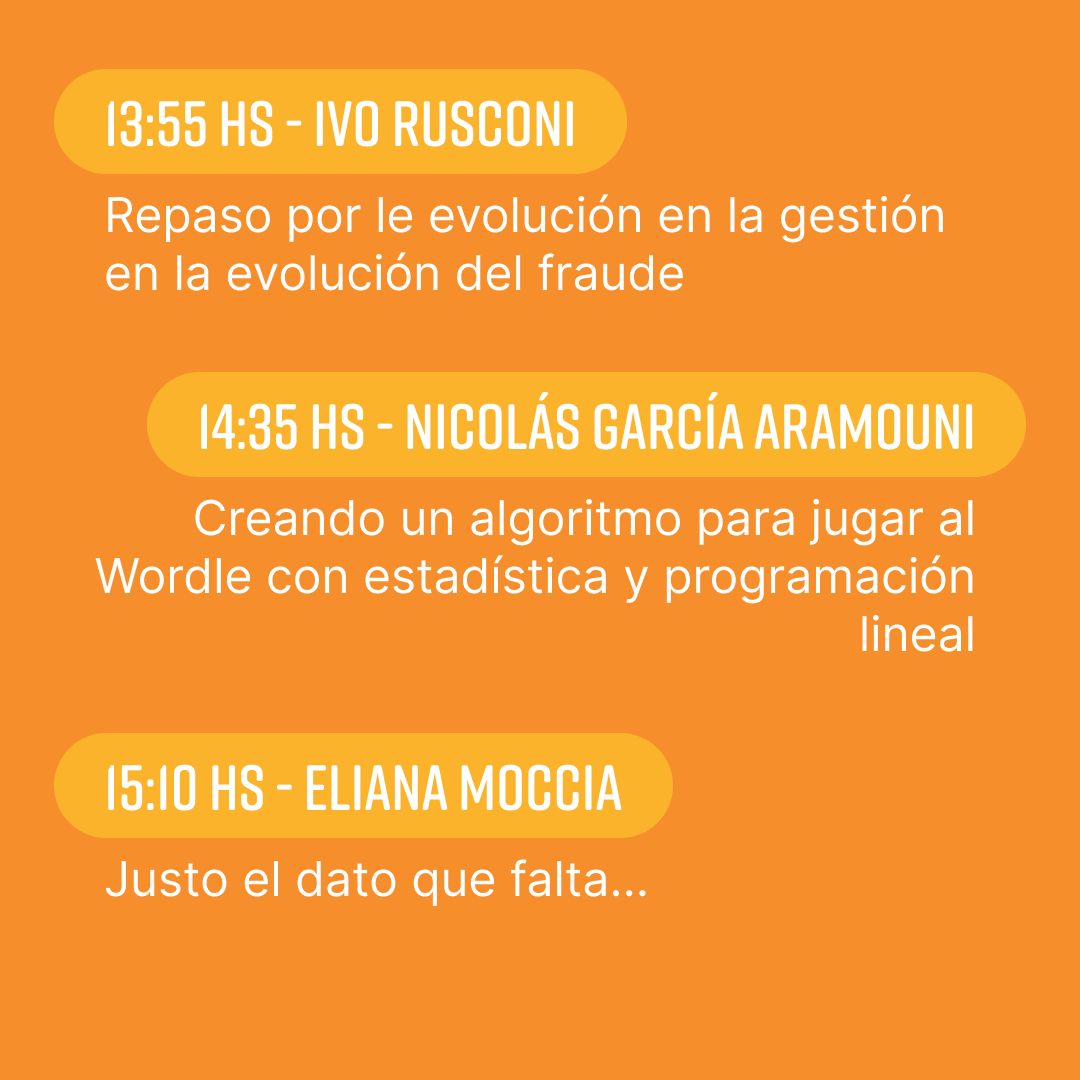nerdearla's tweet photo. ๐Dรญa 1 de #nerdearla ๐ฅ
๐ Mirรก todas las charlas que se vienen a la tarde en el #trackDATA ๐
Accede desde ๐ฒ https://t.co/34vefB8lUA
#datos #fintech #data #datamesh #ingenierรญa #nerd #datasciene https://t.co/fVbJBsAcTD