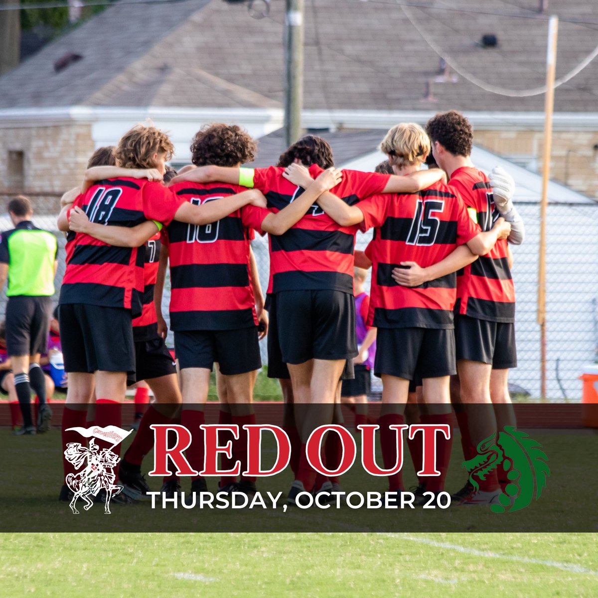 BishopDuBourg's tweet photo. You are all invited to cheer on our boys soccer team tomorrow at 4:00pm as they take on the St. Mary's Dragons... #SamSeason #SouthCityStrong @FearTheCavalier https://t.co/UEU4lxIsE6