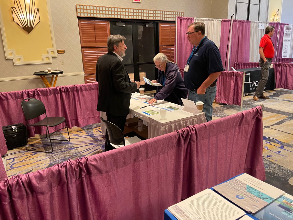 Wrapping up 3 days of networking, insightful meetings &amp; sessions at the <a href="/ASDWAorg/">ASDWA</a> Annual #Conference. Thanks to Kevin Baughman, executive director for <a href="/NRWA/">National Rural Water Association</a> &amp; everyone who stopped by our booth to learn about AMS' advanced monitoring &amp; treatment solutions.
#watertreatment