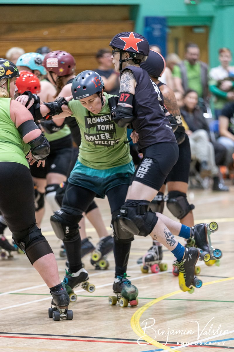 After an extended hiatus because – well, you know – I've got back into #RollerDerby #photography. Thanks to <a href="/_Rollerbillies_/">Cambridge Rollerbillies</a> and <a href="/Rockin_Rollers/">LondonRockinRollers</a>!