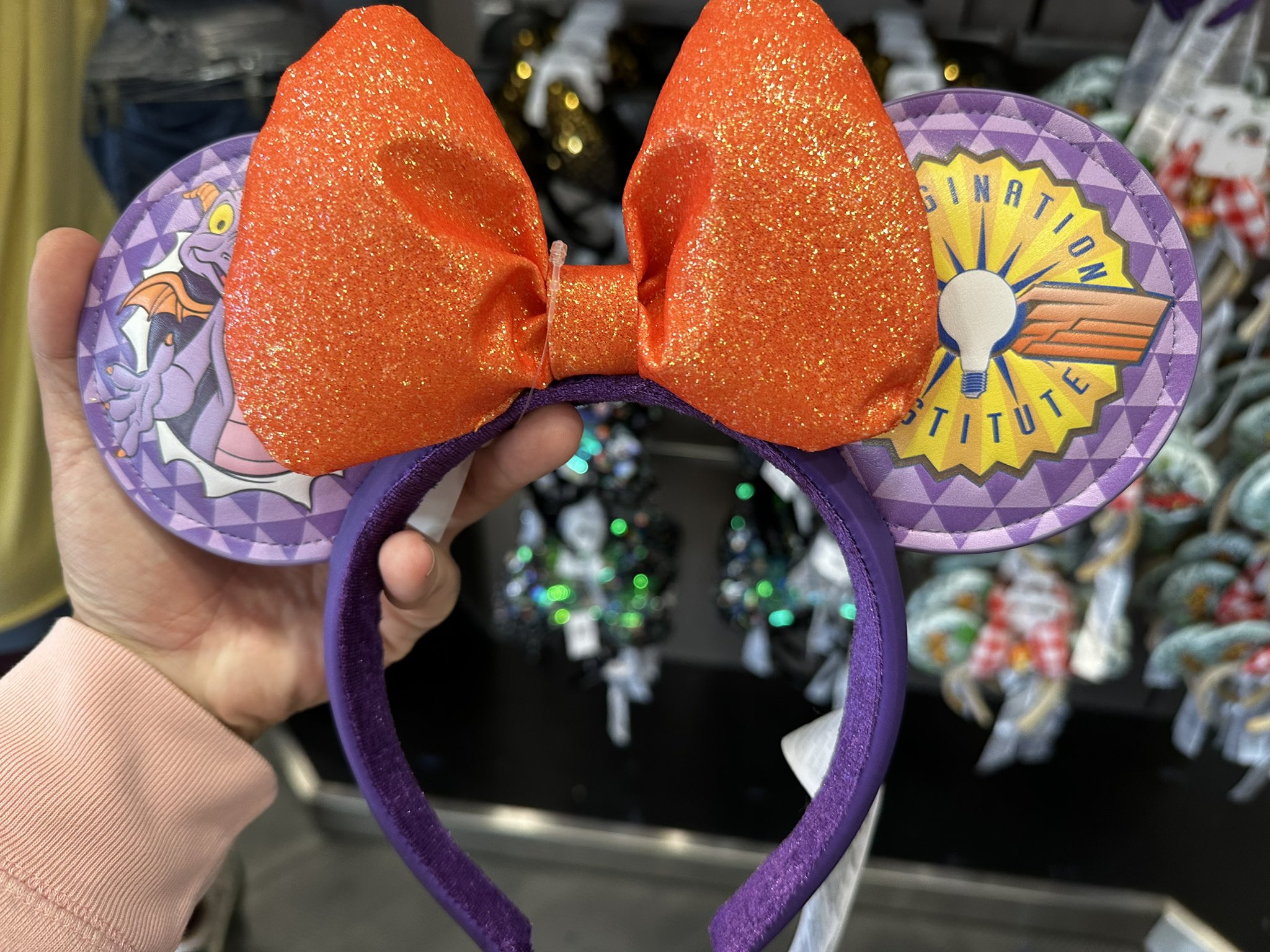 WDW ウォルトディズニーワールド オーロラ姫 エクステ付 バレッタ