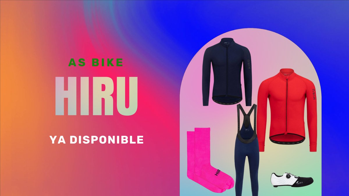 Felices de presentar Hiru ¡ya disponible en As Bike!  rfr.bz/t4q1ytj 😀🤩 rfr.bz/t4q1yti